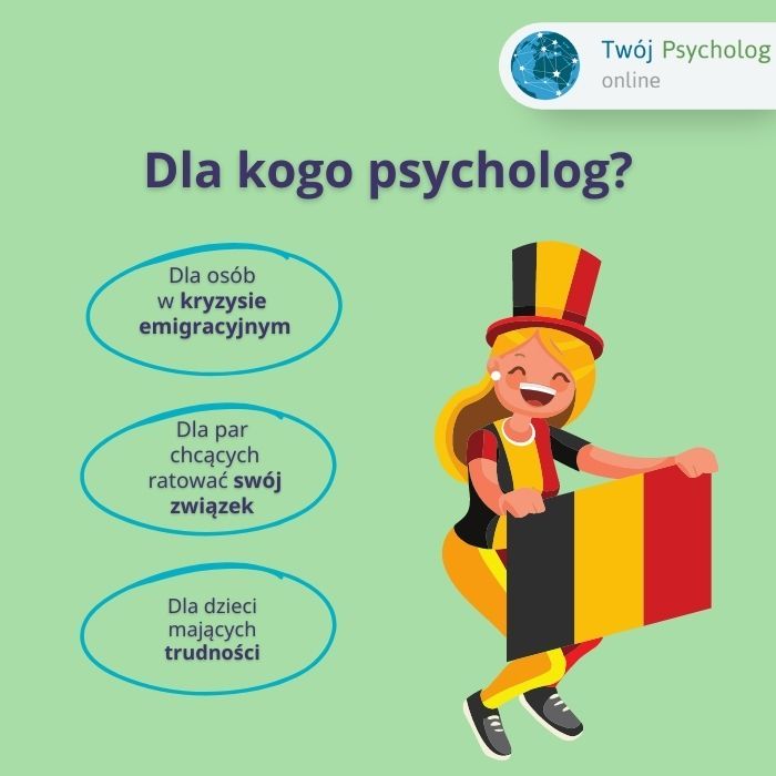 dla kogo psycholog Belgia
