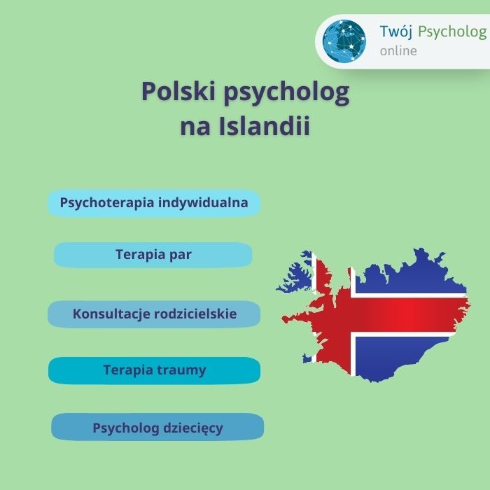 polski psycholog Islandia