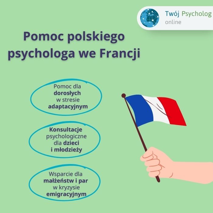pomoc polskiego psychologa we Francji